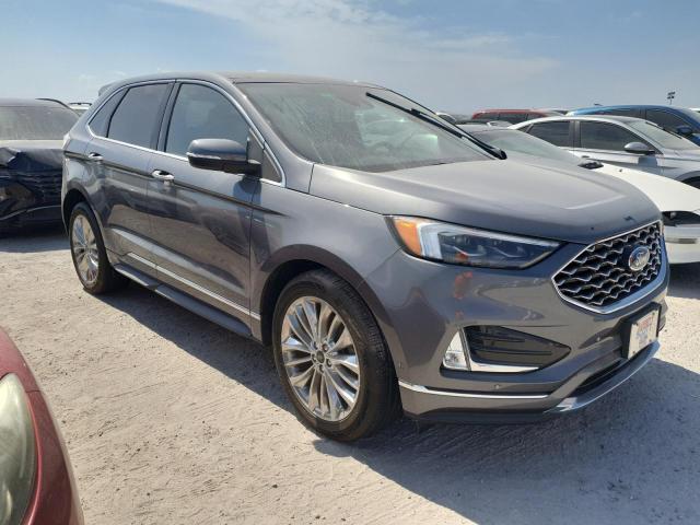 2FMPK4K90NBA64150 - 2022 FORD EDGE TITANIUM GRAY photo 4