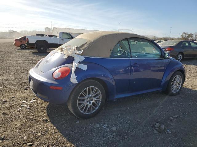 3VWRF31Y37M423302 - 2007 VOLKSWAGEN NEW BEETLE CONVERTIBLE OPTION PACKAGE 1 BLUE photo 3