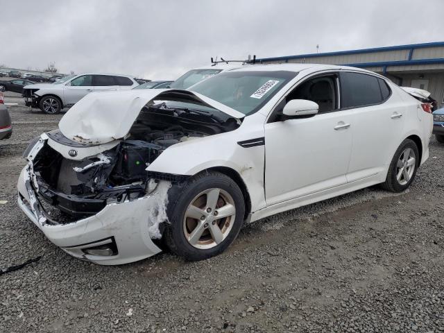 KNAGM4A76F5648084 - 2015 KIA OPTIMA LX WHITE photo 1