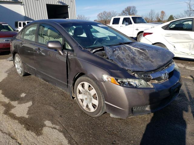 2HGFA1F51AH576369 - 2010 HONDA CIVIC LX GRAY photo 4