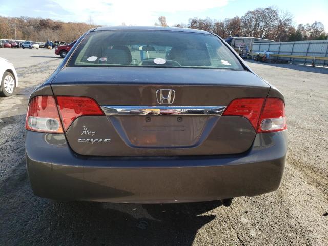 2HGFA1F51AH576369 - 2010 HONDA CIVIC LX GRAY photo 6