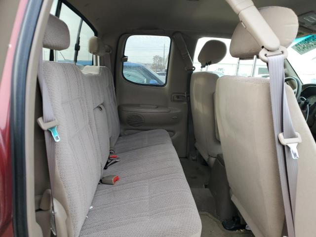 5TBRT34102S264279 - 2002 TOYOTA TUNDRA ACCESS CAB მუქწითელი ფოტო 10
