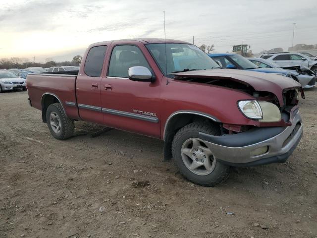 5TBRT34102S264279 - 2002 TOYOTA TUNDRA ACCESS CAB მუქწითელი ფოტო 4