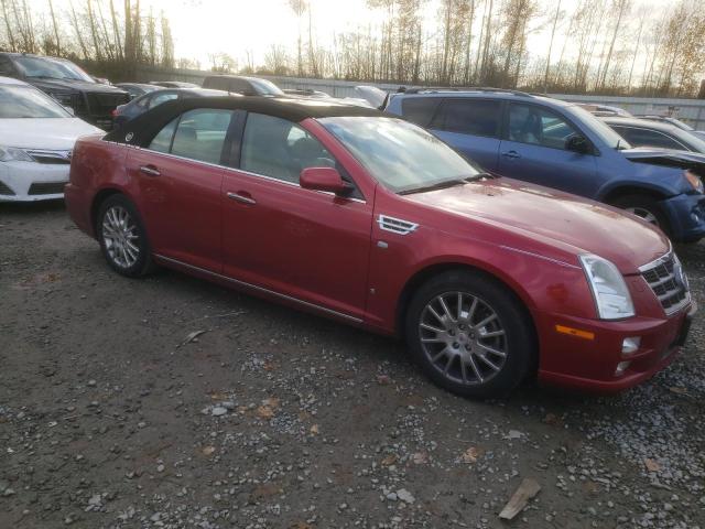 1G6DL67A680211535 - 2008 CADILLAC STS BURGUNDY photo 4