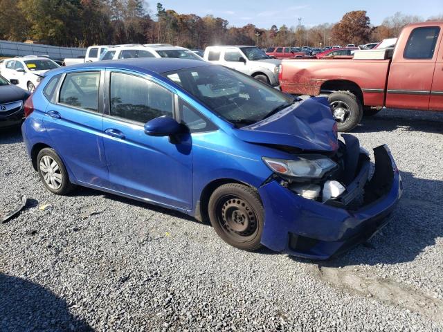 JHMGK5H59GX014355 - 2016 HONDA FIT LX BLUE photo 4