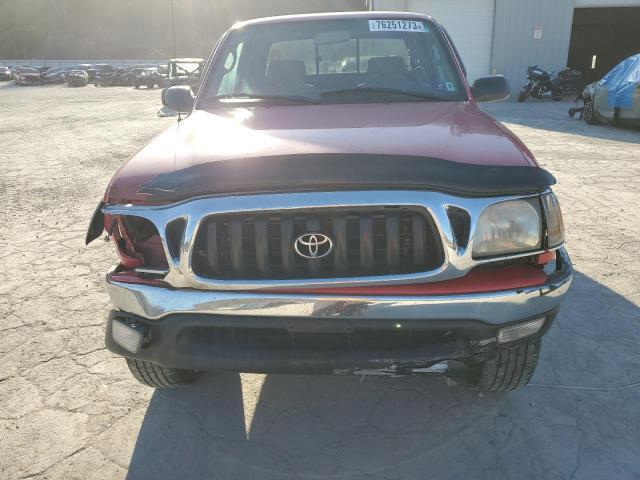 5TESM92N72Z098537 - 2002 TOYOTA TACOMA XTRACAB PRERUNNER წითელი ფოტო 5