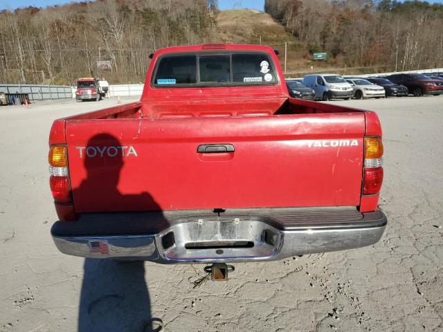 5TESM92N72Z098537 - 2002 TOYOTA TACOMA XTRACAB PRERUNNER წითელი ფოტო 6