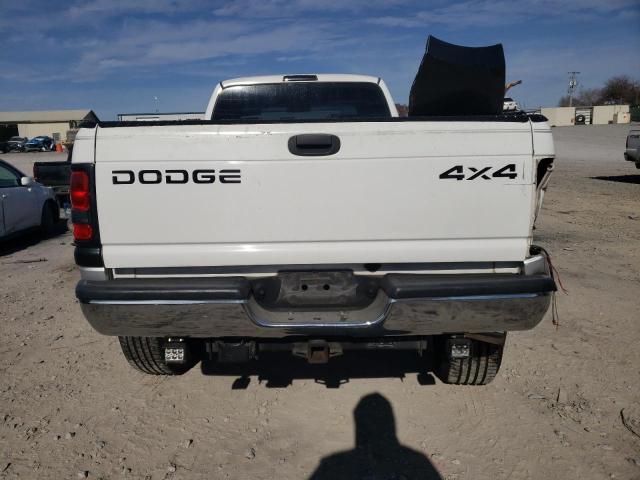 3B7KF23602M221519 - 2002 DODGE RAM 2500 WHITE photo 6