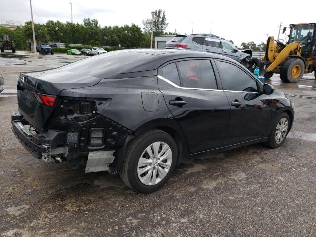 3N1AB8BV8NY265223 - 2022 NISSAN SENTRA S BLACK photo 3