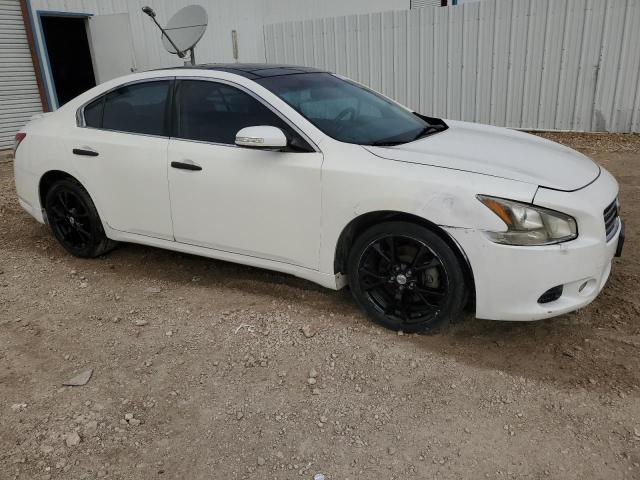 1N4AA5APXAC835426 - 2010 NISSAN MAXIMA S WHITE photo 4