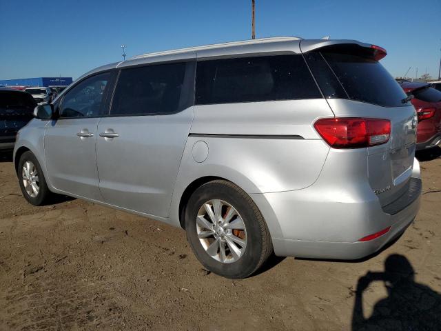 KNDMB5C1XF6067501 - 2015 KIA SEDONA LX SILVER photo 2