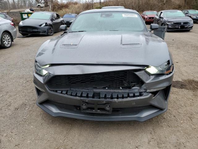 1FA6P8TH5M5100390 - 2021 FORD MUSTANG GRAY photo 5