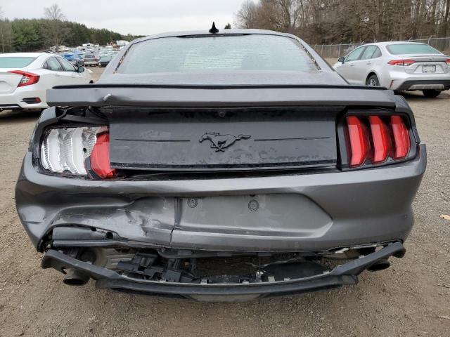 1FA6P8TH5M5100390 - 2021 FORD MUSTANG GRAY photo 6