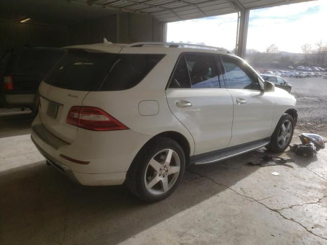 4JGDA5HB5EA359052 - 2014 MERCEDES-BENZ ML 350 4MATIC WHITE photo 3