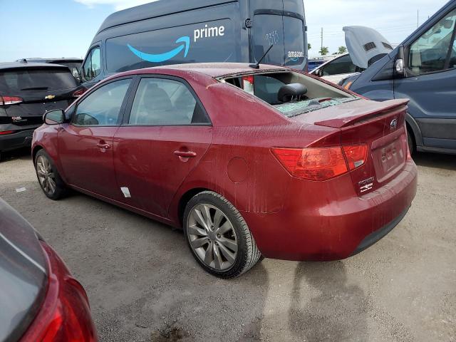 KNAFW4A36B5438758 - 2011 KIA FORTE SX RED photo 2