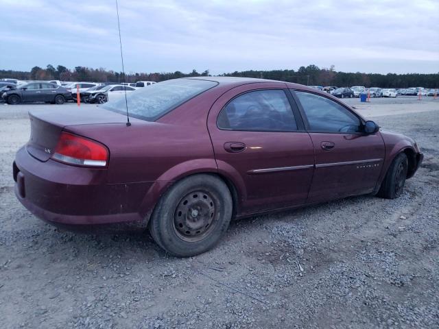 1C3EL46XX1N591746 - 2001 CHRYSLER SEBRING LX BURGUNDY photo 3