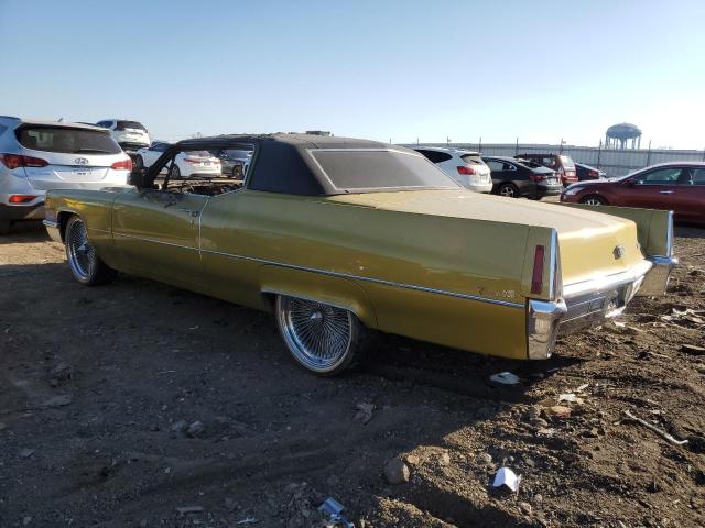 J0312470 - 1970 CADILLAC DEVILLE YELLOW photo 2