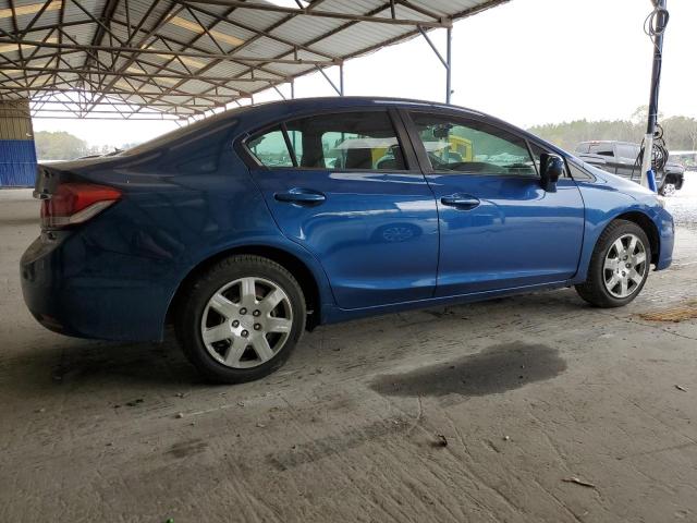 19XFB2F86EE018191 - 2014 HONDA CIVIC EX BLUE photo 3