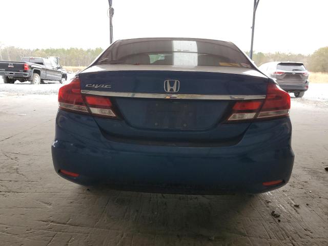 19XFB2F86EE018191 - 2014 HONDA CIVIC EX BLUE photo 6