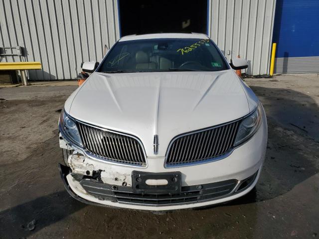 1LNHL9FT7EG604414 - 2014 LINCOLN MKS WHITE photo 5