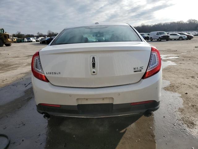 1LNHL9FT7EG604414 - 2014 LINCOLN MKS WHITE photo 6