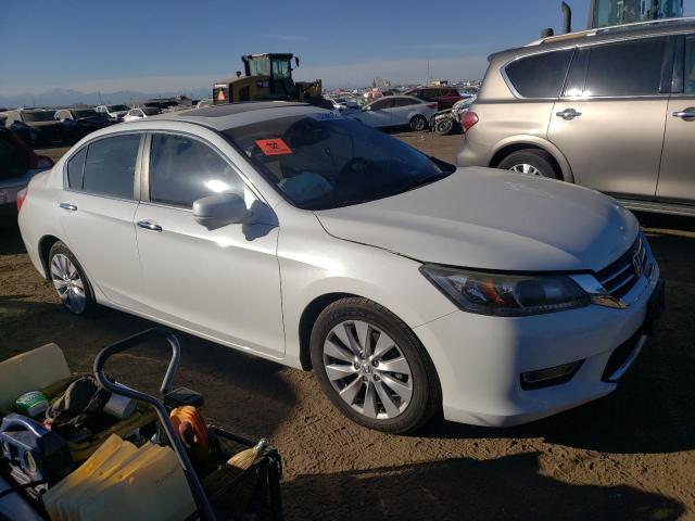 1HGCR2F8XDA011083 - 2013 HONDA ACCORD EXL WHITE photo 4