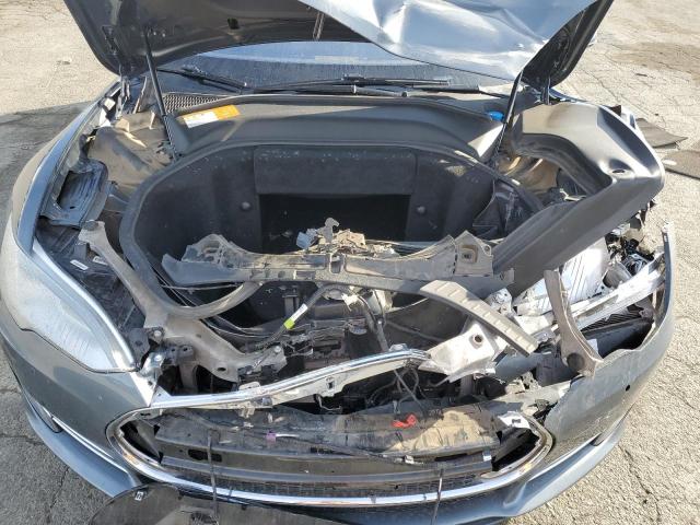 5YJSA1H17EFP44275 - 2014 TESLA MODEL S GRAY photo 11