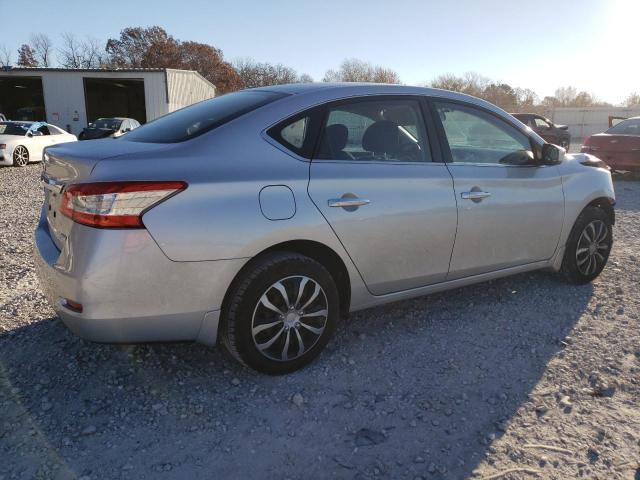 3N1AB7AP2EY326613 - 2014 NISSAN SENTRA S SILVER photo 3