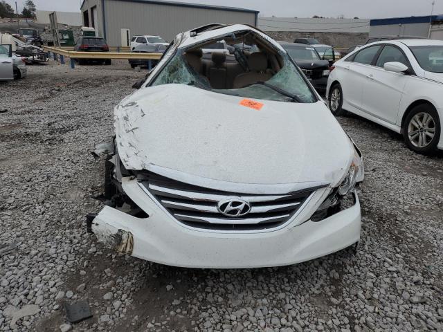 5NPEC4AB6EH860970 - 2014 HYUNDAI SONATA SE WHITE photo 5