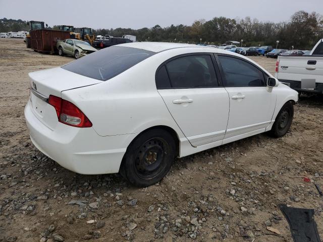 2HGFA1F56AH560281 - 2010 HONDA CIVIC LX WHITE photo 3