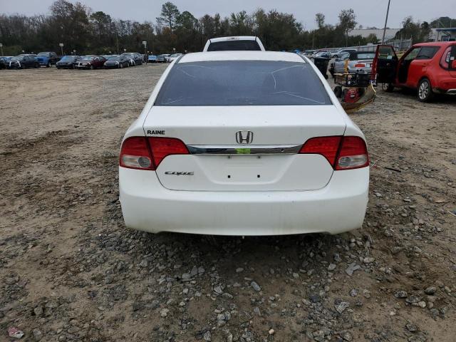 2HGFA1F56AH560281 - 2010 HONDA CIVIC LX WHITE photo 6