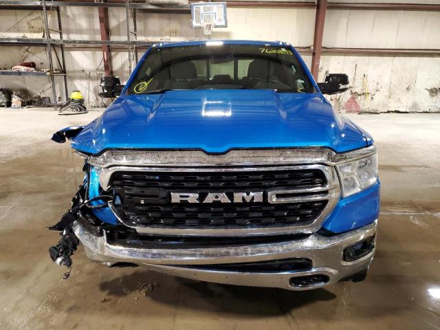 1C6SRFBT7NN465367 - 2022 RAM 1500 BIG HORN/LONE STAR BLUE photo 5