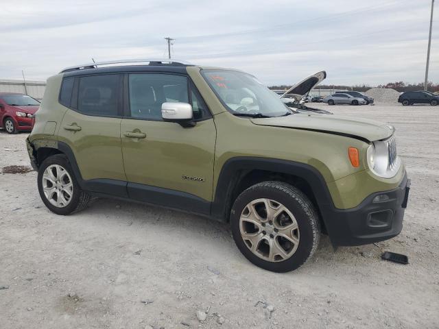 ZACCJBDT9FPB91494 - 2015 JEEP RENEGADE LIMITED GREEN photo 4