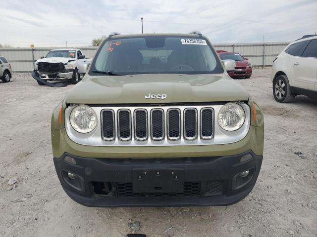 ZACCJBDT9FPB91494 - 2015 JEEP RENEGADE LIMITED GREEN photo 5