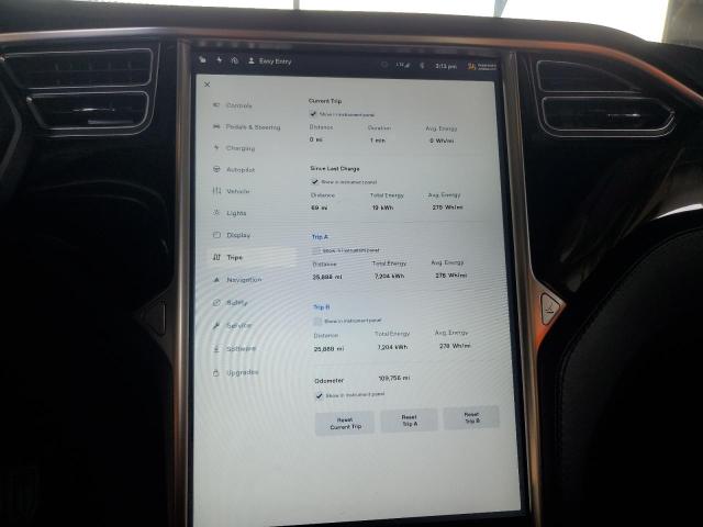 5YJSA1E19HF201079 - 2017 TESLA MODEL S BLACK photo 9