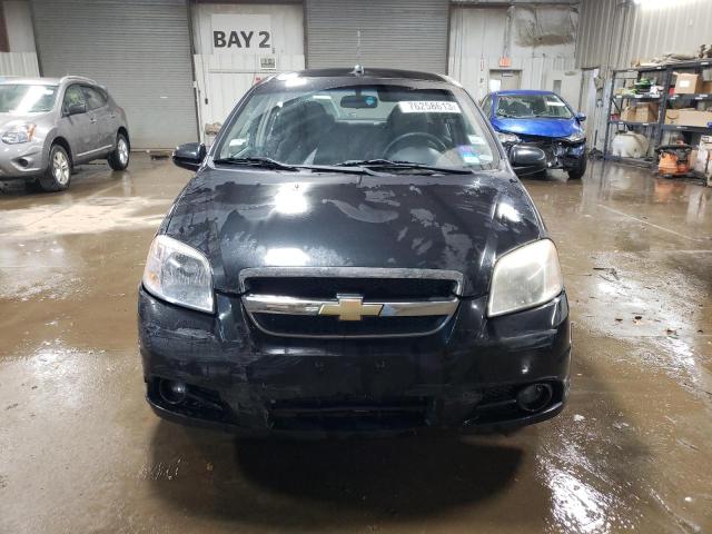 KL1TG56E49B344335 - 2009 CHEVROLET AVEO LT BLACK photo 5