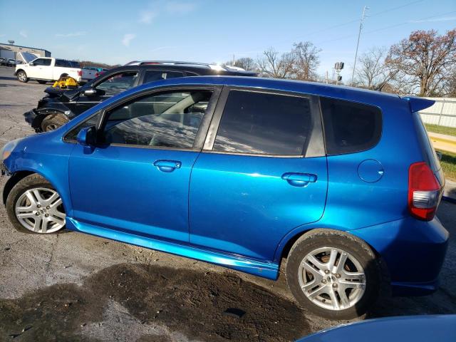 JHMGD38697S039700 - 2007 HONDA FIT S 蓝色 照片 2