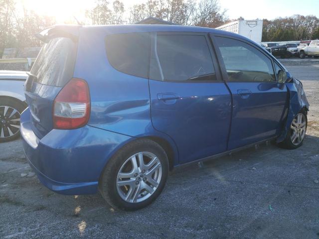 JHMGD38697S039700 - 2007 HONDA FIT S 蓝色 照片 3