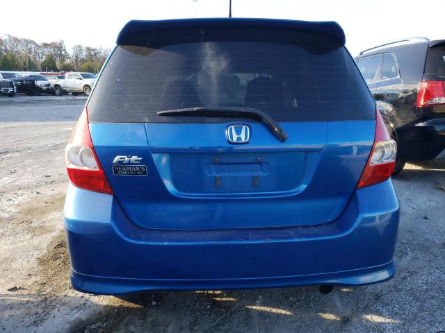 JHMGD38697S039700 - 2007 HONDA FIT S 蓝色 照片 6