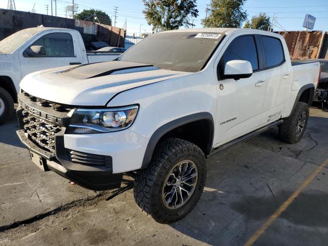 1GCGTEEN1N1202788 - 2022 CHEVROLET COLORADO ZR2 WHITE photo 1