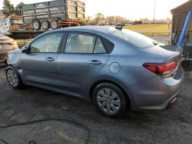 3KPA24AD1LE321838 - 2020 KIA RIO LX GRAY photo 2