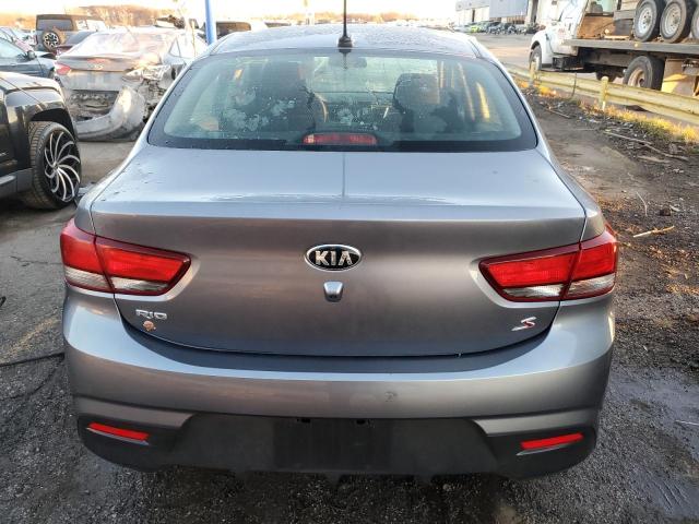 3KPA24AD1LE321838 - 2020 KIA RIO LX GRAY photo 6