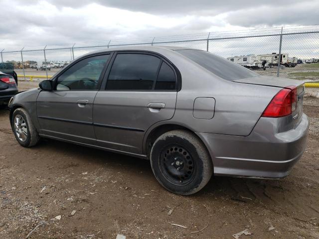 2HGES16365H571858 - 2005 HONDA CIVIC DX VP GRAY photo 2