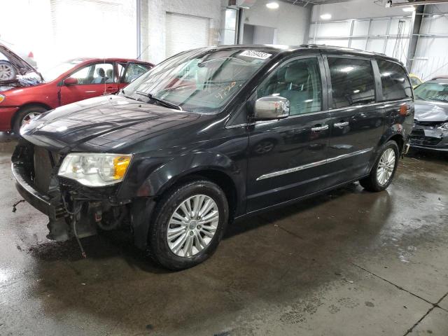 2C4RC1GG5ER332682 - 2014 CHRYSLER TOWN & COU LIMITED BLUE photo 1