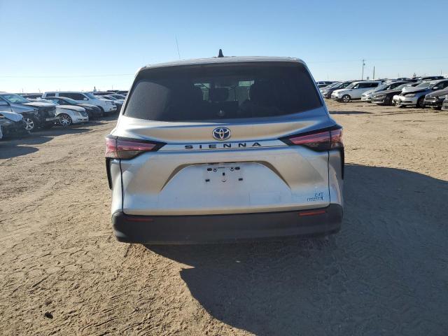 5TDKRKEC3MS064713 - 2021 TOYOTA SIENNA LE SILVER photo 6