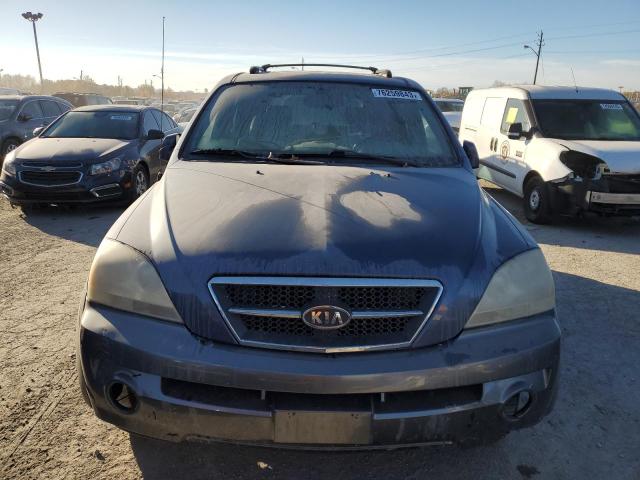 KNDJC733245282175 - 2004 KIA SORENTO EX BLUE photo 5