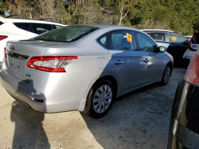 3N1AB7APXEY267732 - 2014 NISSAN SENTRA S SILVER photo 3