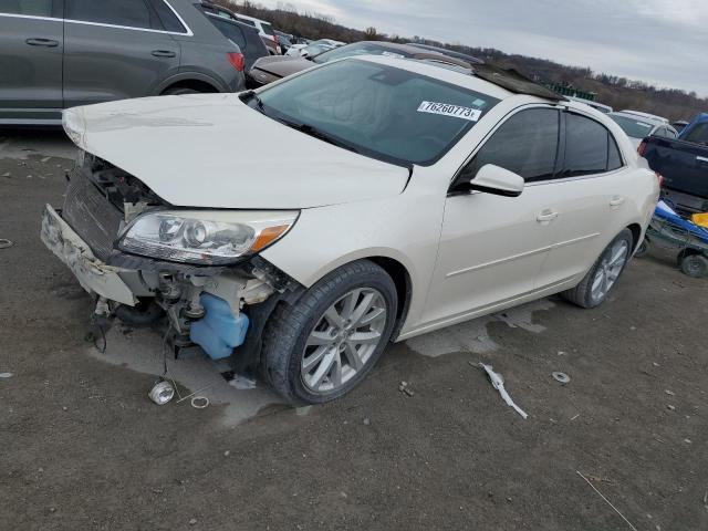 1G11G5SX5DF264236 - 2013 CHEVROLET MALIBU 3LT WHITE photo 1