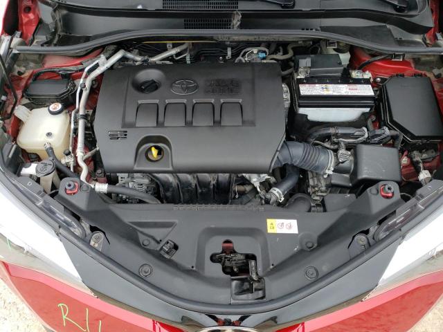 JTNKHMBX4L1083607 - 2020 TOYOTA C-HR XLE RED photo 11