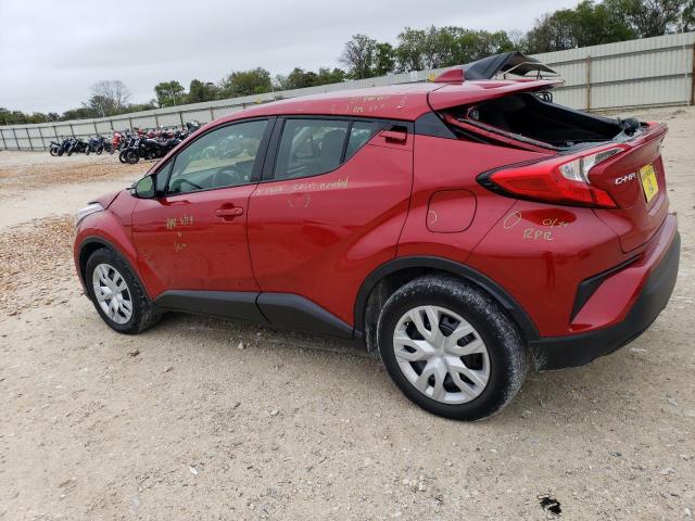 JTNKHMBX4L1083607 - 2020 TOYOTA C-HR XLE RED photo 2